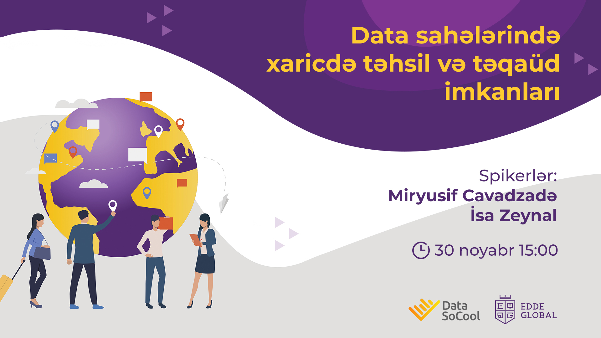 Data sahələrində xaricdə təhsil və təqaüd imkanları